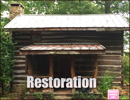 Historic Log Cabin Restoration  Seminole County, Georgia